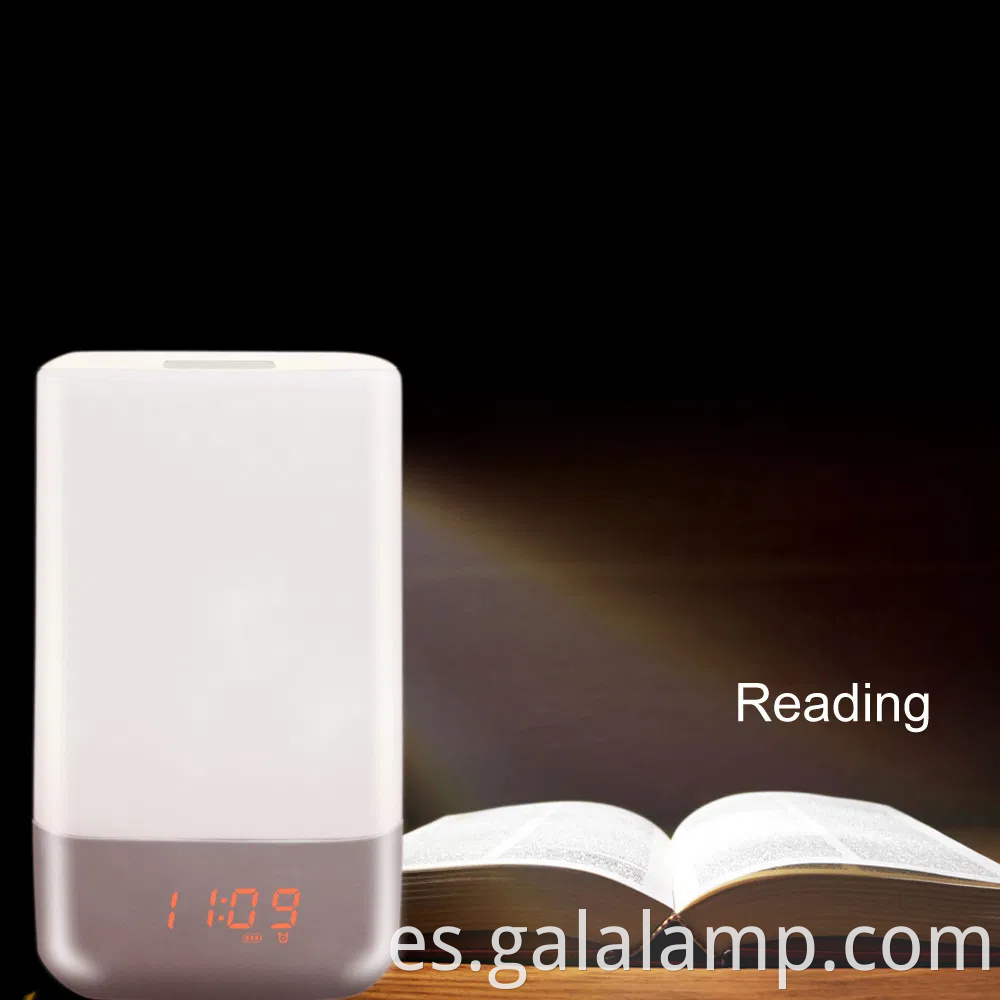 Sunrise Simulación despertador con luz nocturna LED